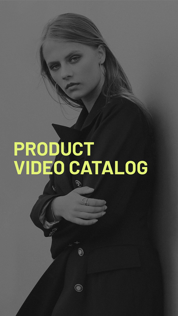 Product video catalog Genially templates